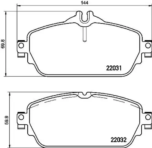 накладки BREMBO P 50 118