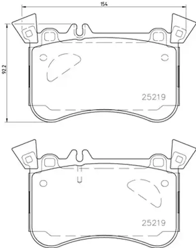 накладки BREMBO P 50 121