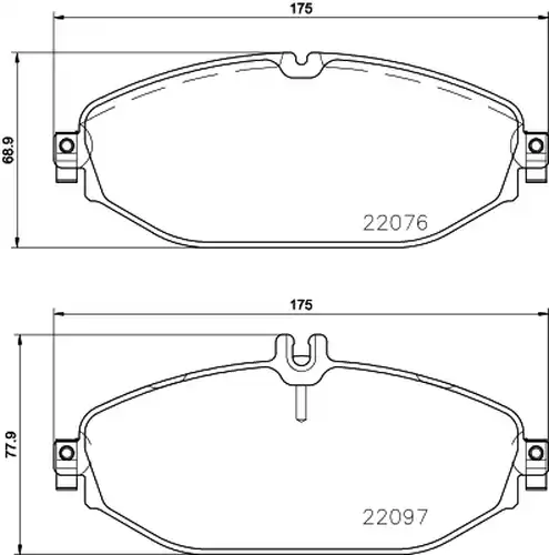 накладки BREMBO P 50 124