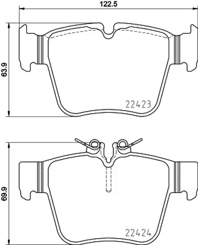 накладки BREMBO P 50 133