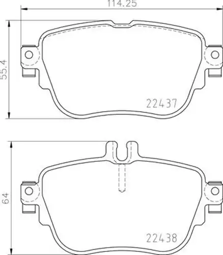 накладки BREMBO P 50 136