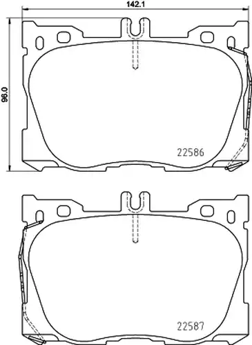 накладки BREMBO P 50 139