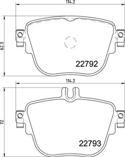 накладки BREMBO P 50 141