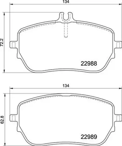 накладки BREMBO P 50 146