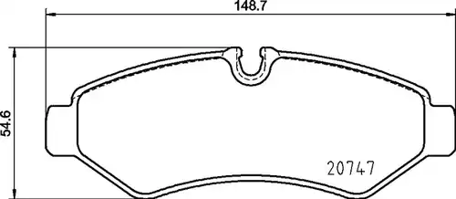 накладки BREMBO P 50 155