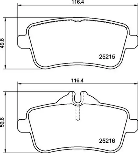 накладки BREMBO P 50 156