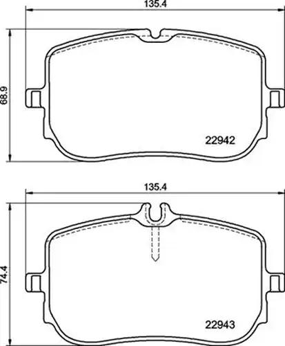 накладки BREMBO P 50 157