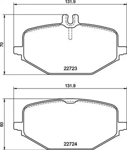 накладки BREMBO P 50 161