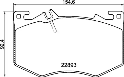 накладки BREMBO P 50 166