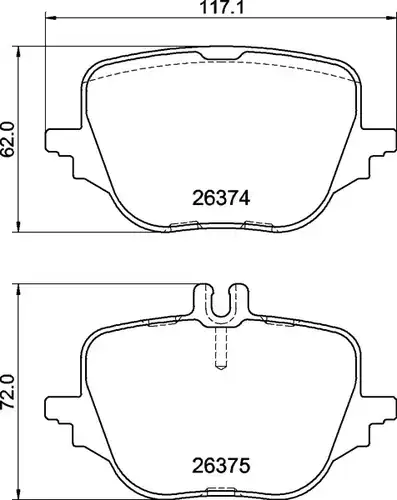 накладки BREMBO P 50 169