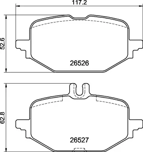 накладки BREMBO P 50 172