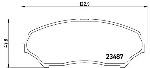 накладки BREMBO P 54 028