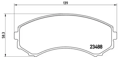 накладки BREMBO P 54 029