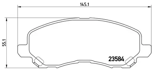 накладки BREMBO P 54 030