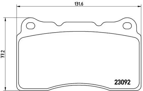 накладки BREMBO P 54 040