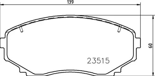 накладки BREMBO P 54 059