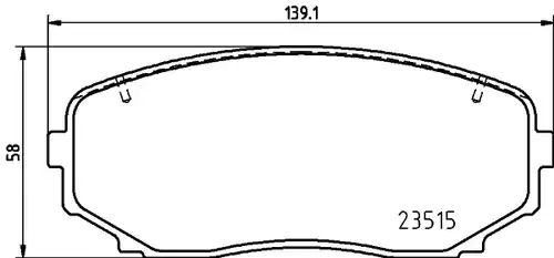 накладки BREMBO P 54 060