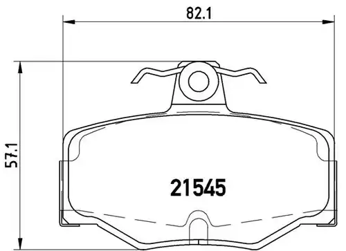 накладки BREMBO P 56 024