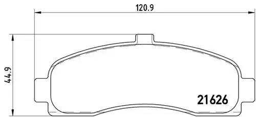 накладки BREMBO P 56 031