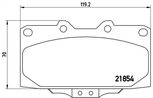 накладки BREMBO P 56 034