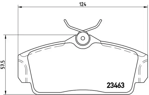 накладки BREMBO P 56 036