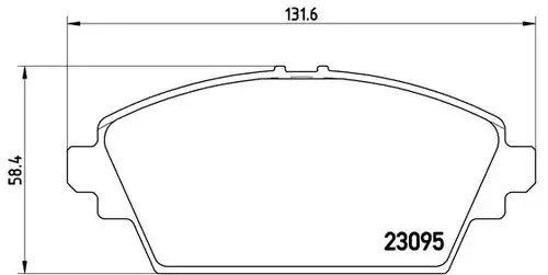 накладки BREMBO P 56 044