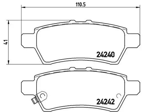 накладки BREMBO P 56 060