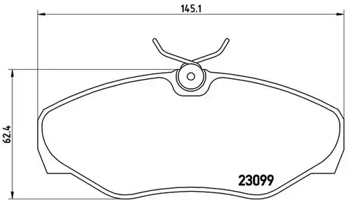 накладки BREMBO P 56 061