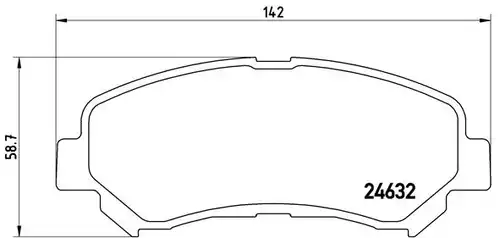 накладки BREMBO P 56 062