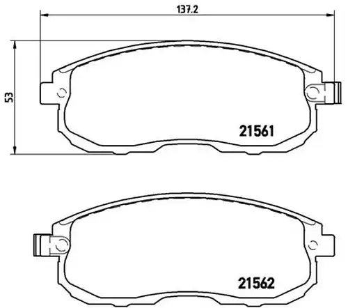 накладки BREMBO P 56 065