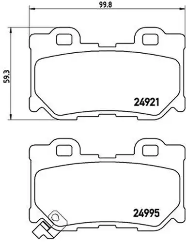 накладки BREMBO P 56 085