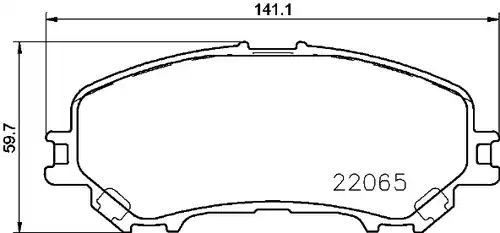 накладки BREMBO P 56 100