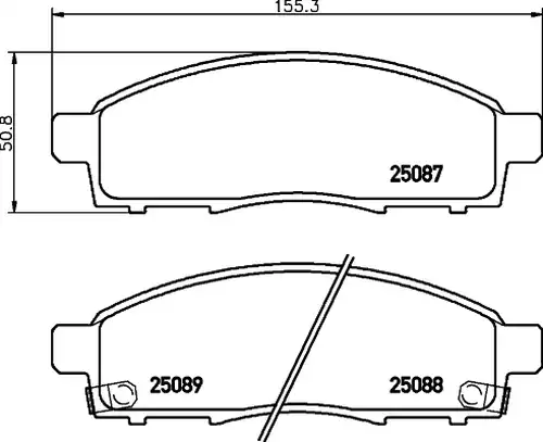 накладки BREMBO P 56 102