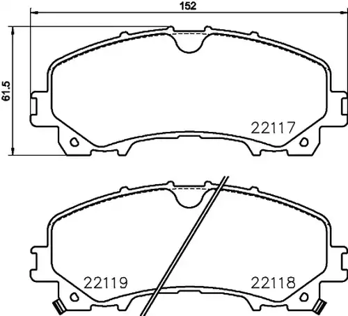 накладки BREMBO P 56 106