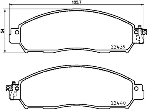 накладки BREMBO P 56 118