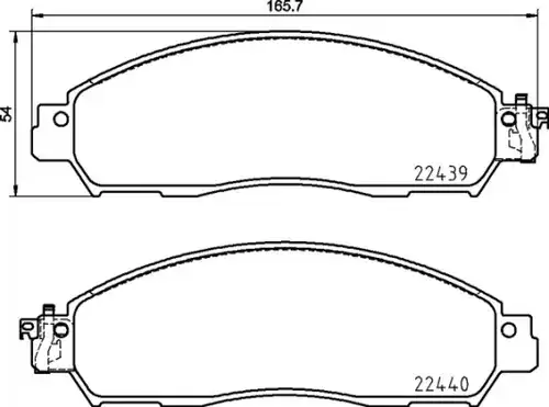 накладки BREMBO P 56 120