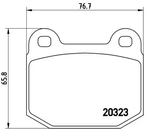 накладки BREMBO P 59 025