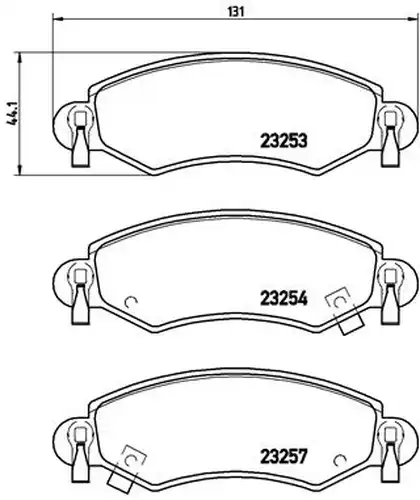 накладки BREMBO P 59 035