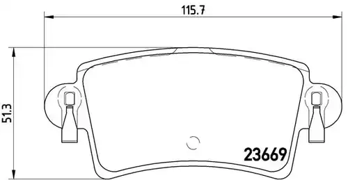 накладки BREMBO P 59 040