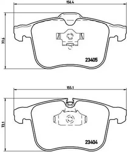 накладки BREMBO P 59 049