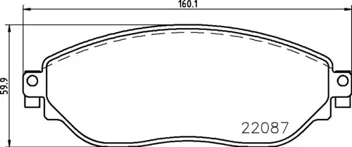 накладки BREMBO P 59 082