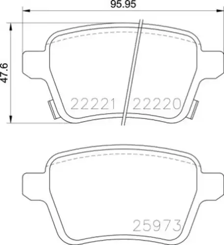 накладки BREMBO P 59 086