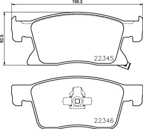 накладки BREMBO P 59 091