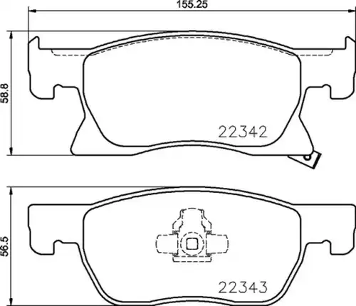 накладки BREMBO P 59 092