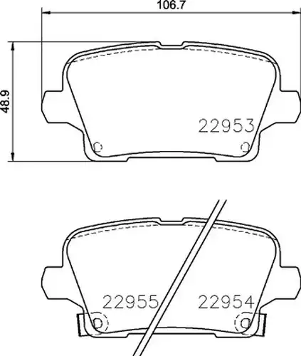 накладки BREMBO P 59 097