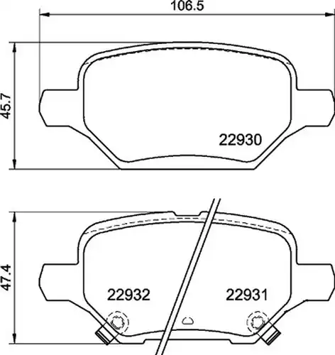 накладки BREMBO P 59 099