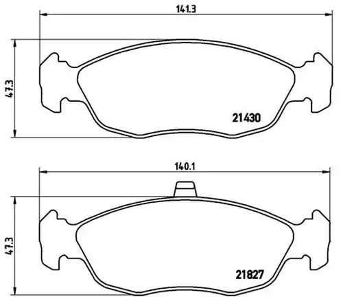 накладки BREMBO P 61 051