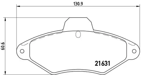 накладки BREMBO P 61 052