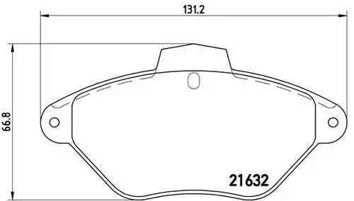 накладки BREMBO P 61 053