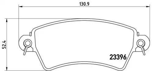 накладки BREMBO P 61 065